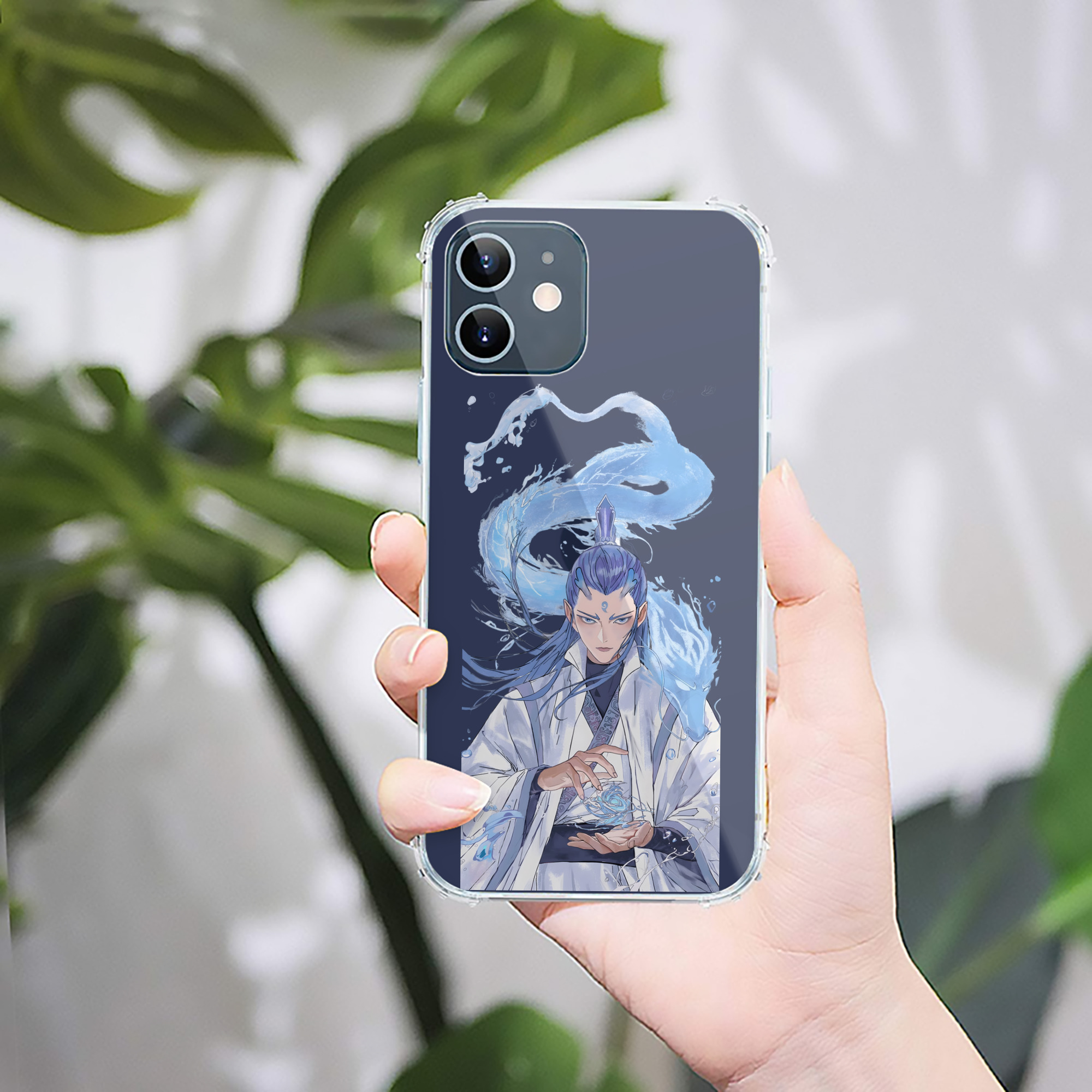 （画像用） Ne Zha 2 ナタ 魔童の大暴れ 【iPhone 12シリーズ対応】透明スマホケース（クリアソフトケース）